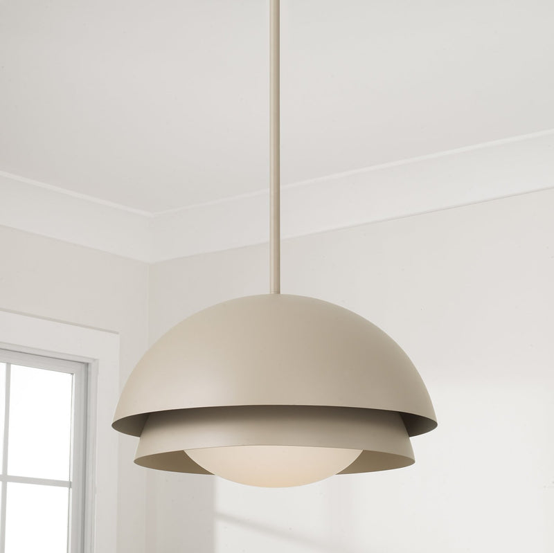 Jensen 17" Pendant in Taupe