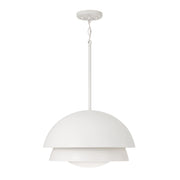 Jensen 17" Pendant in Matte White