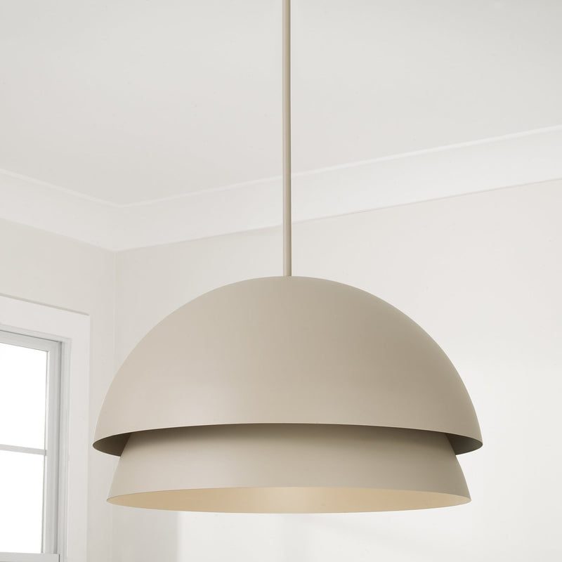 Jensen 25" Pendant in Taupe