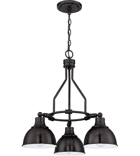 Timarron 3 Light 22.5" Down Chandelier in Aged Bronze Brushed