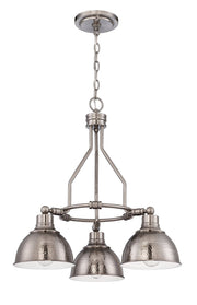Timarron 3 Light 22.5" Down Chandelier in Antique Nickel