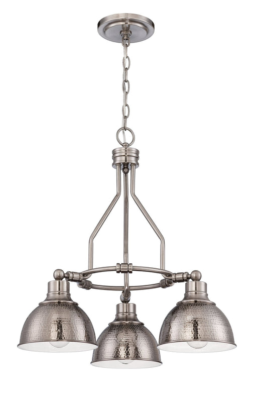 Timarron 3 Light 22.5" Down Chandelier in Antique Nickel