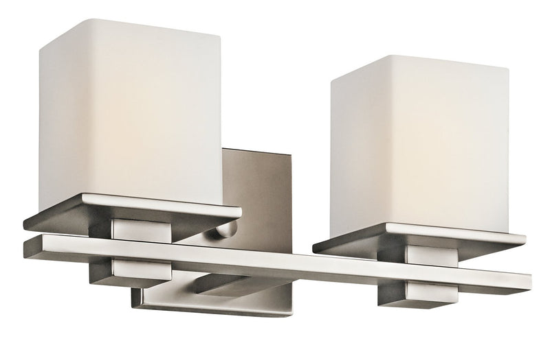 Tully 2-Light Bath Vanity Light in Antique Pewter