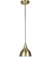 Timarron 1 Light 7.5" Mini Pendant in Legacy Brass