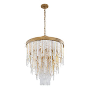 Lafayette 7-Light 24" Pendant in Havana Gold