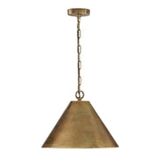 Casa Pendant in Oxidized Brass