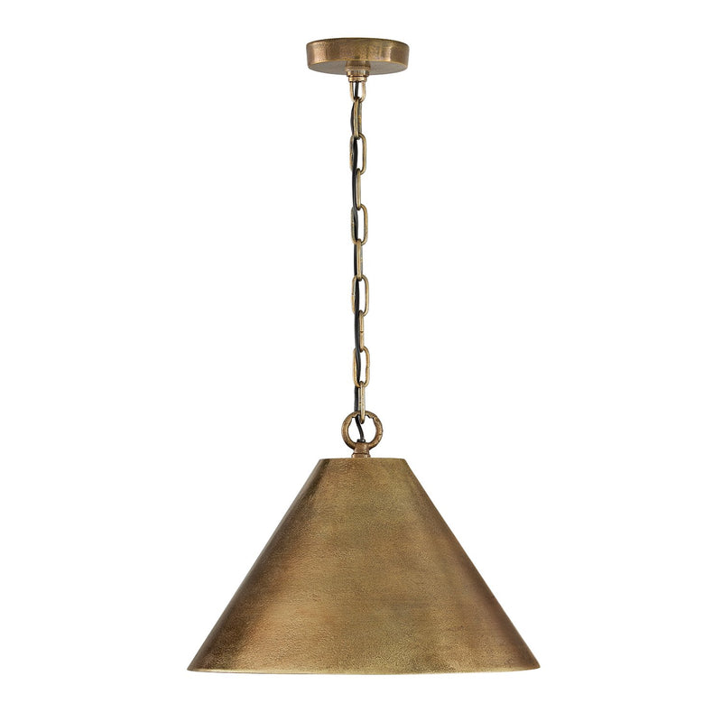 Casa Pendant in Oxidized Brass