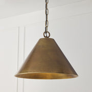 Casa Pendant in Oxidized Brass