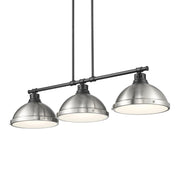 Duncan 3-Light Linear Pendant in Matte Black