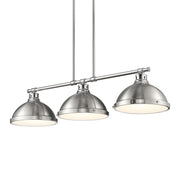 Duncan 3-Light Linear Pendant in Chrome