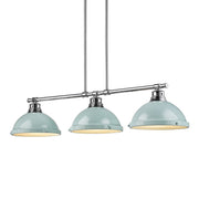 Duncan 3-Light Linear Pendant in Chrome