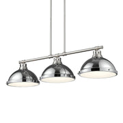 Duncan 3-Light Linear Pendant in Pewter