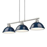Duncan 3-Light Linear Pendant in Pewter
