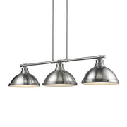 Duncan 3-Light Linear Pendant in Pewter