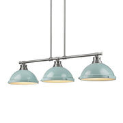 Duncan 3-Light Linear Pendant in Pewter