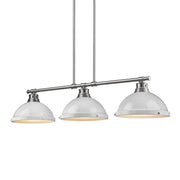 Duncan 3-Light Linear Pendant in Pewter