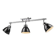 Duncan 3-Light Semi-Flush Mount in Chrome