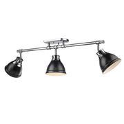 Duncan 3-Light Semi-Flush Mount in Chrome