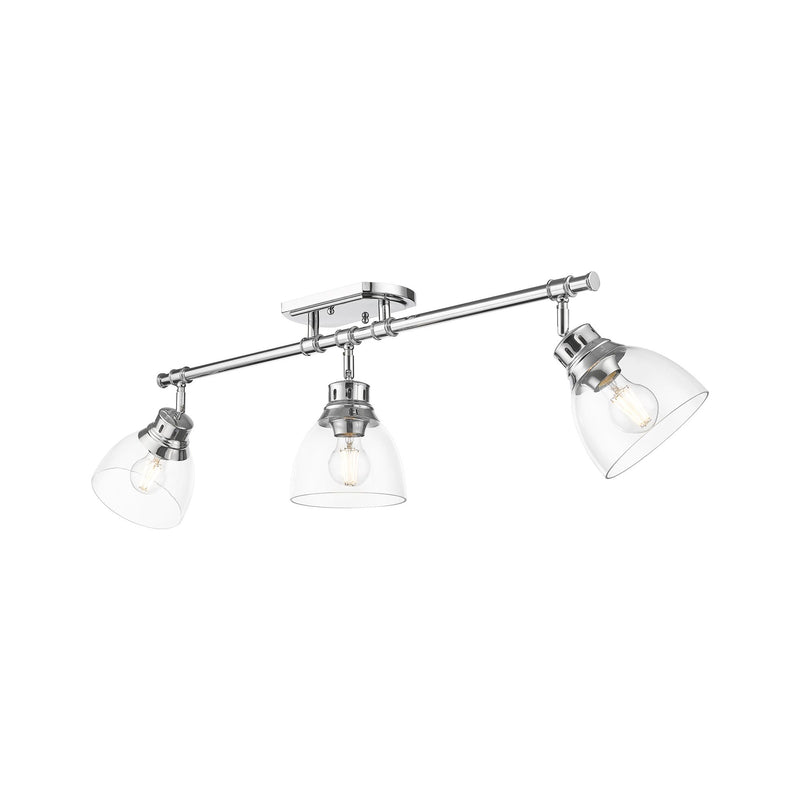 Duncan 3-Light Semi-Flush Mount in Chrome