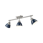 Duncan 3-Light Semi-Flush Mount in Pewter