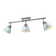 Duncan 3-Light Semi-Flush Mount in Pewter