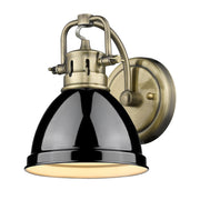 Duncan Bath Sconce in Aged Brass