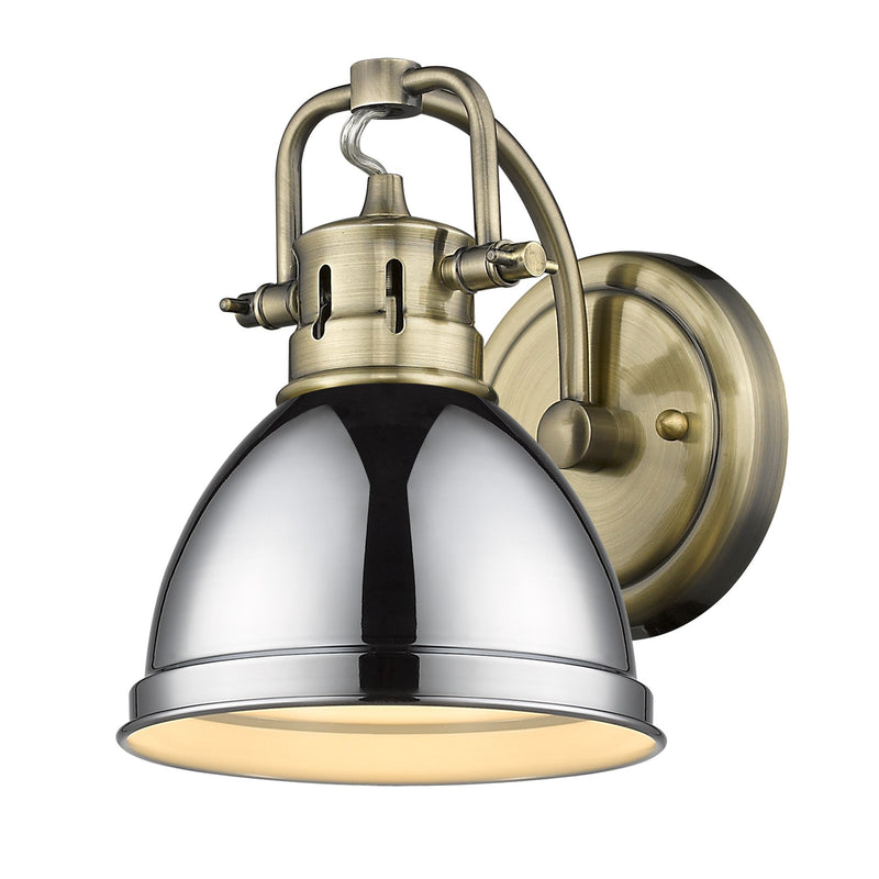 Duncan Bath Sconce in Aged Brass