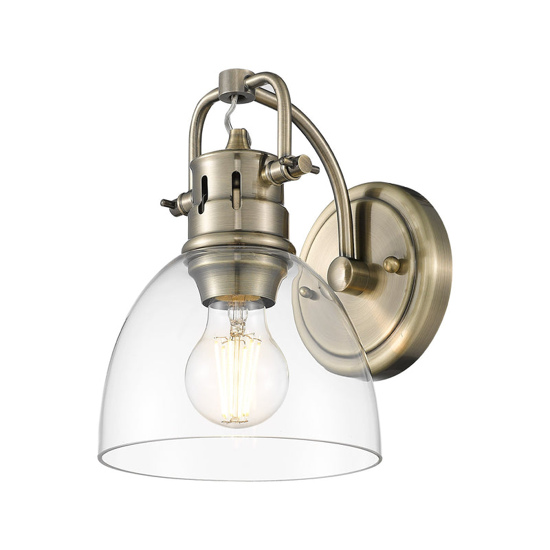 Duncan Bath Sconce in Aged Brass