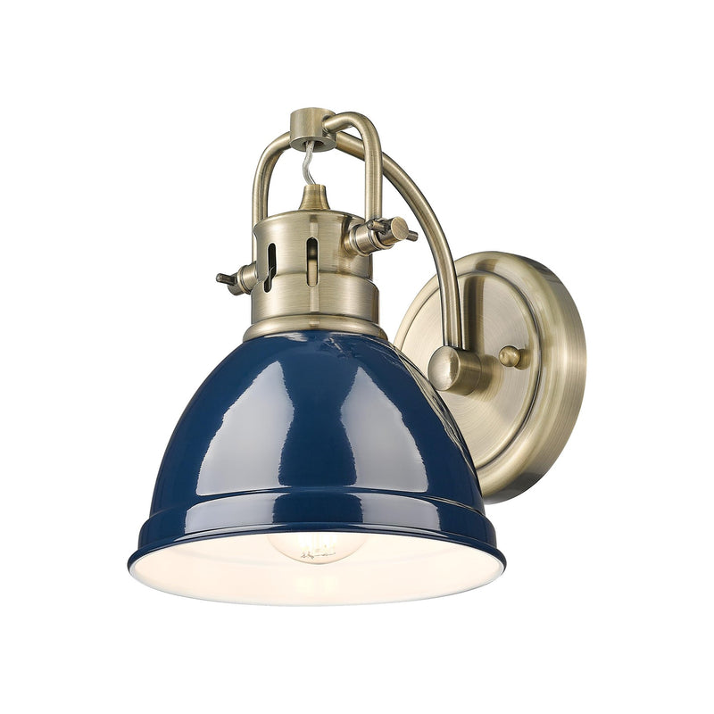 Duncan Bath Sconce in Aged Brass