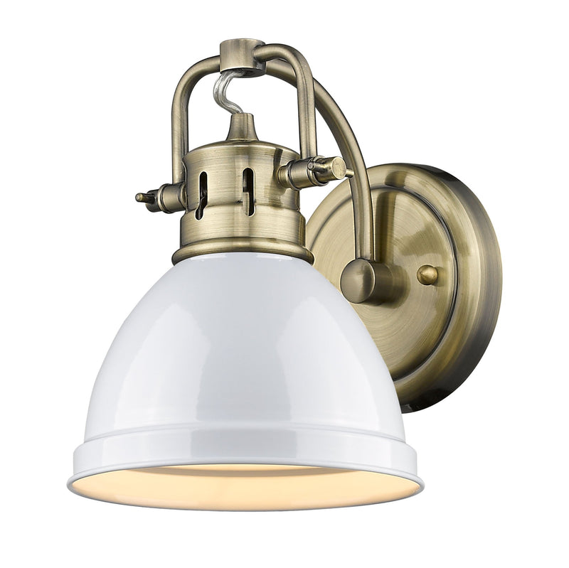 Duncan Bath Sconce in Aged Brass