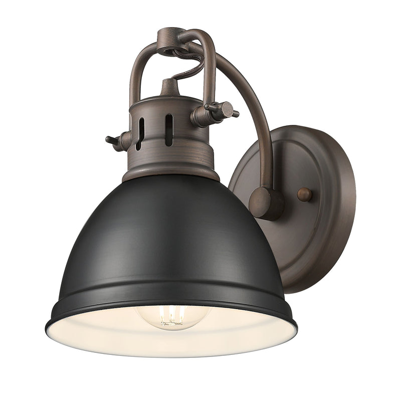 Duncan Bath Sconce in Rubbed Bronze