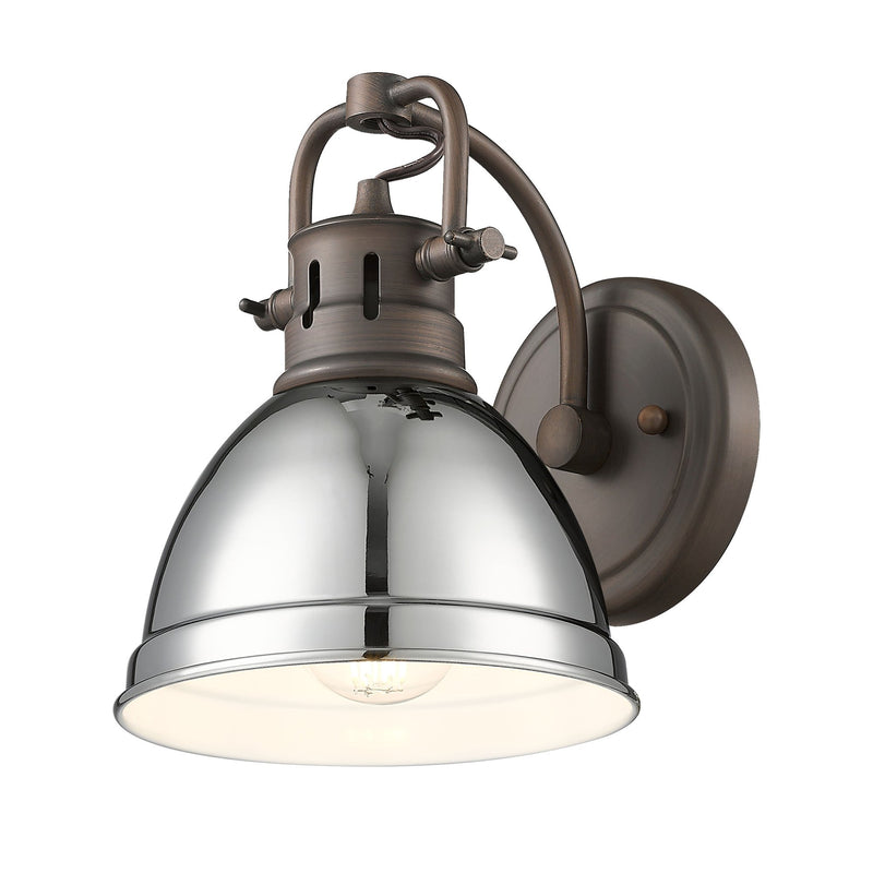 Duncan Bath Sconce in Rubbed Bronze
