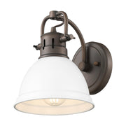 Duncan Bath Sconce in Rubbed Bronze