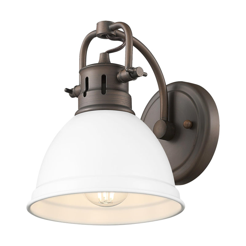 Duncan Bath Sconce in Rubbed Bronze