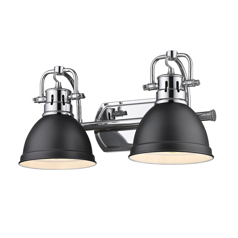 Duncan 2-Light Bath Vanity Light in Chrome