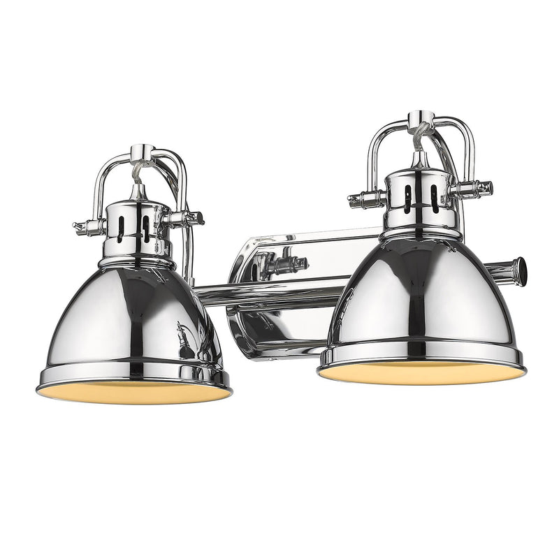 Duncan 2-Light Bath Vanity Light in Chrome