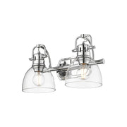 Duncan 2-Light Bath Vanity Light in Chrome