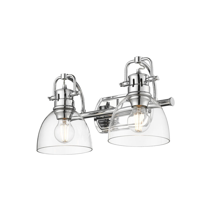 Duncan 2-Light Bath Vanity Light in Chrome