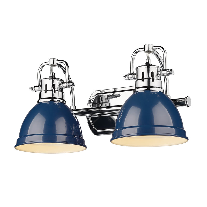 Duncan 2-Light Bath Vanity Light in Chrome