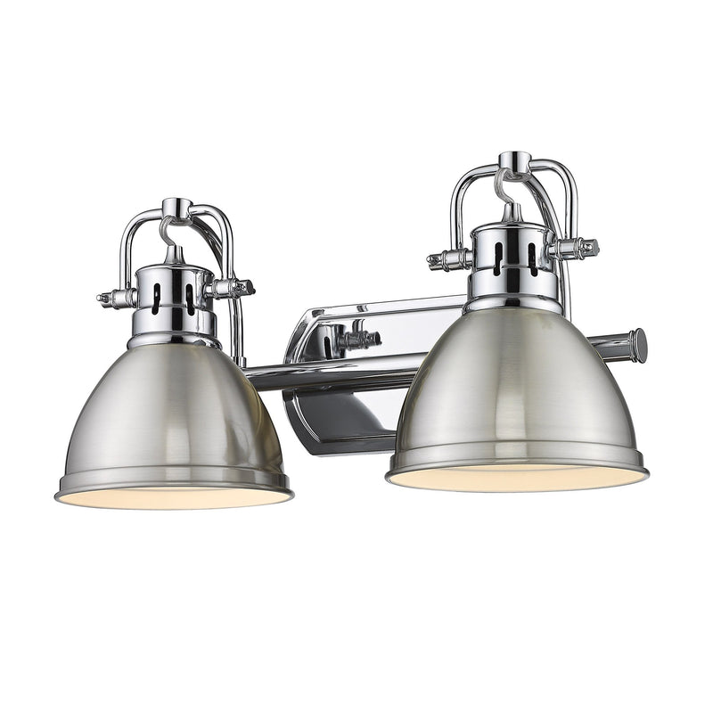 Duncan 2-Light Bath Vanity Light in Chrome