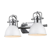 Duncan 2-Light Bath Vanity Light in Chrome