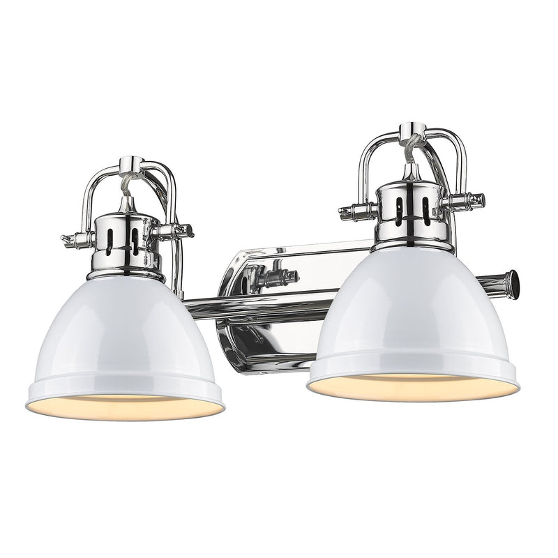 Duncan 2-Light Bath Vanity Light in Chrome