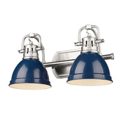 Duncan 2-Light Bath Vanity Light in Pewter