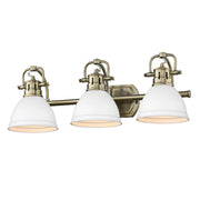 Duncan 3-Light Bath Vanity Light in Aged Brass