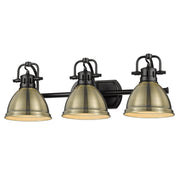 Duncan 3-Light Bath Vanity Light in Matte Black
