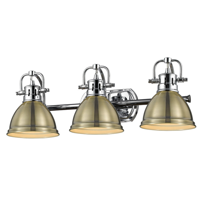 Duncan 3-Light Bath Vanity Light in Chrome