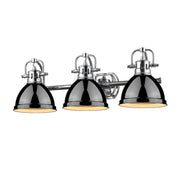 Duncan 3-Light Bath Vanity Light in Chrome