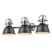 Duncan 3-Light Bath Vanity Light in Chrome