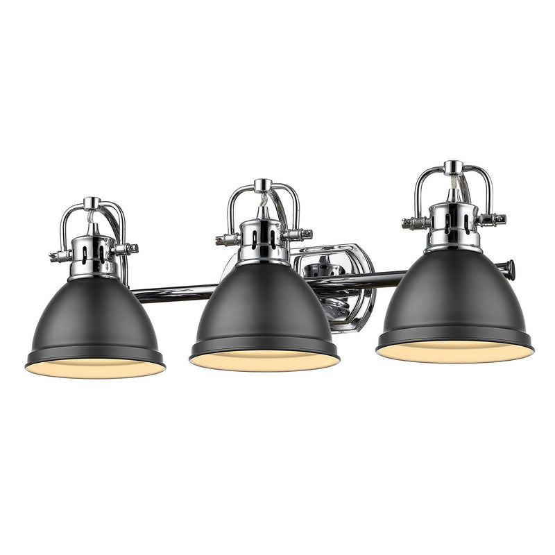 Duncan 3-Light Bath Vanity Light in Chrome