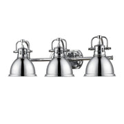 Duncan 3-Light Bath Vanity Light in Chrome